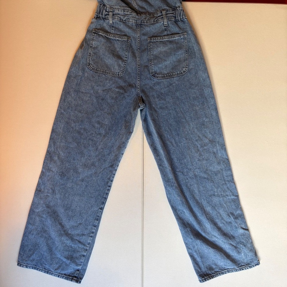 Universal Thread Womens Blue Denim Long Sleeve Coveralls Jumpsuit Size 8R - Picture 5 of 6